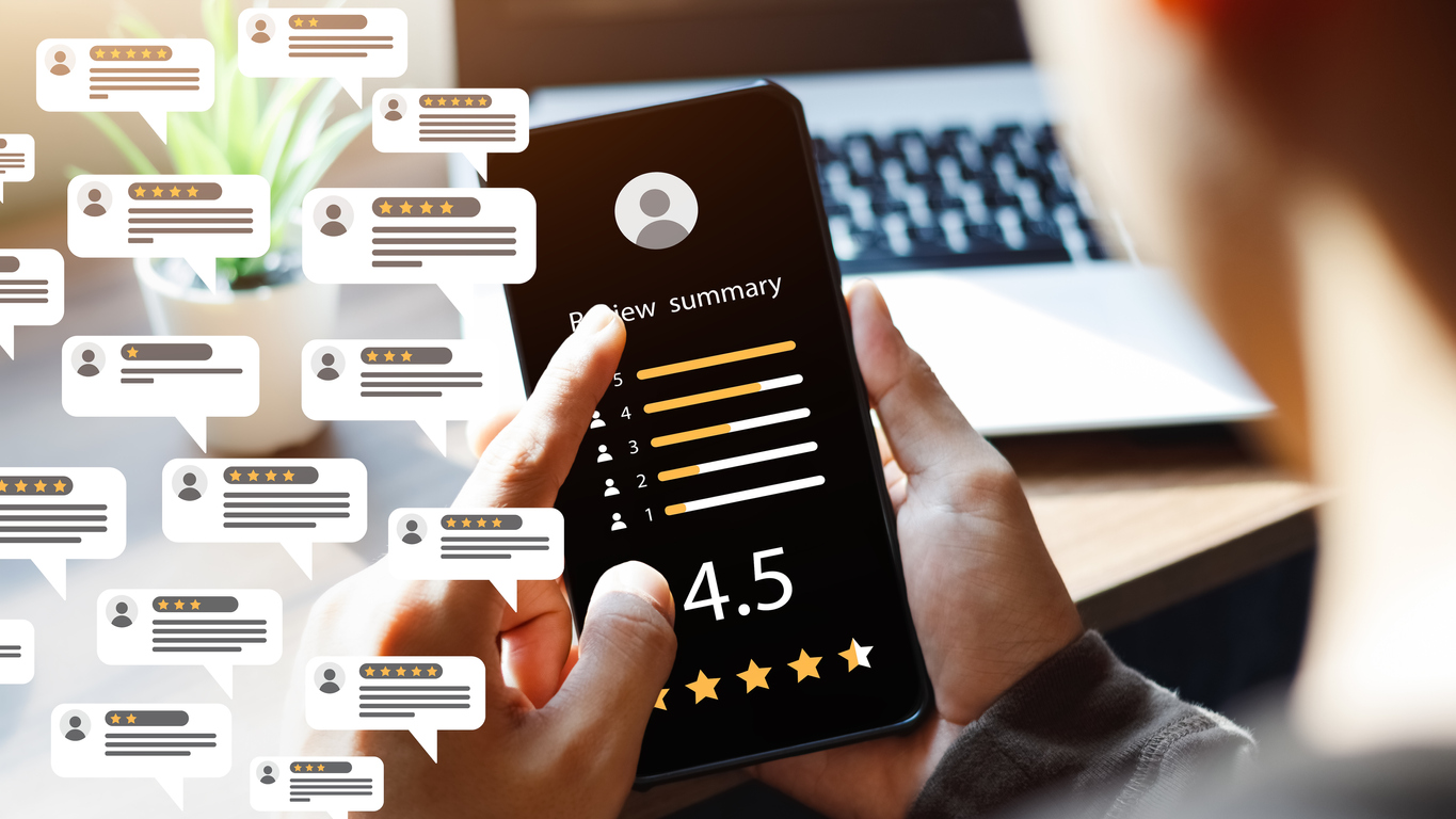 Guest Reviews displayed as a Google review summary