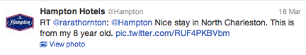 Hampton tweet