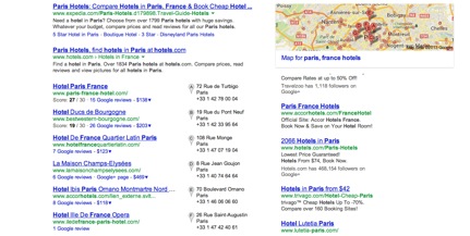 google hotel search