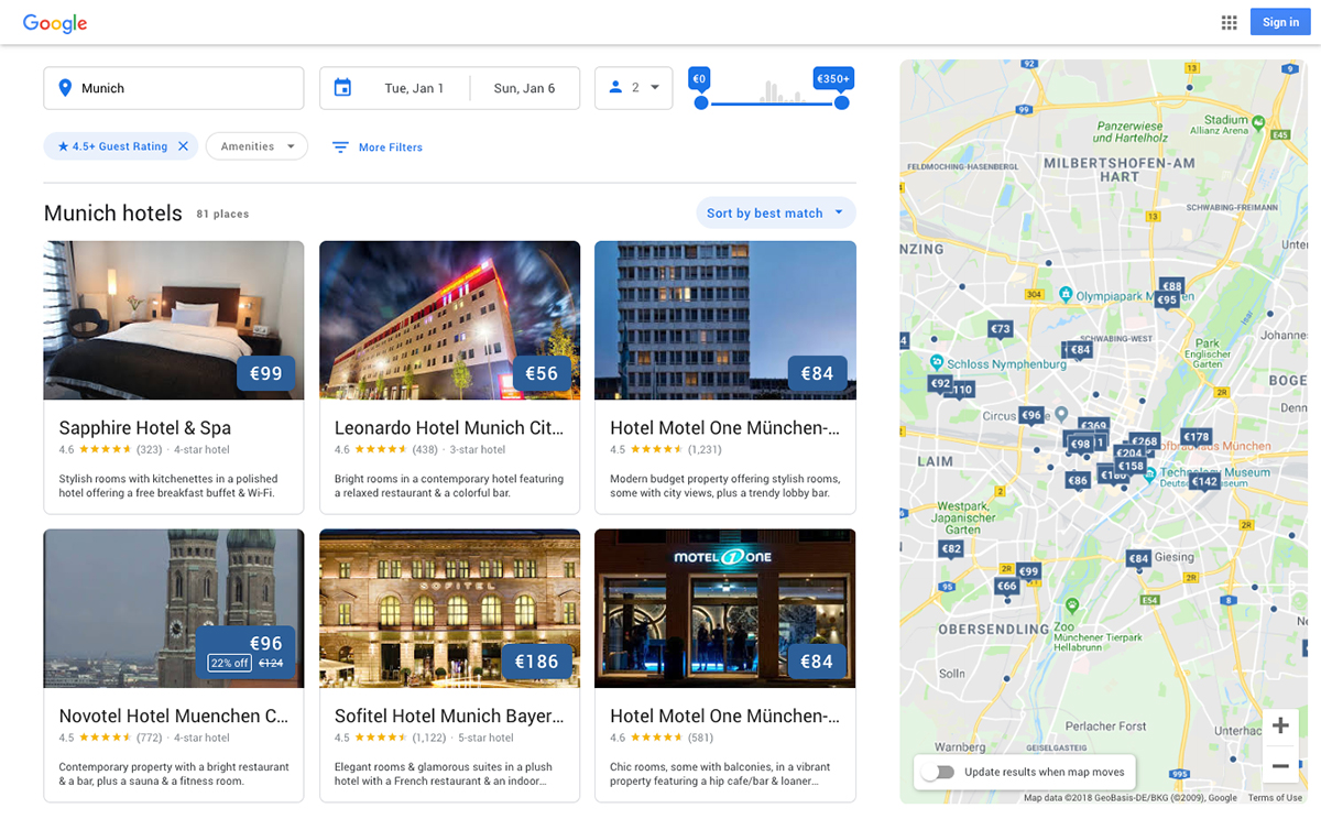 All About the Google Hotel Search Redesign - TrustYou