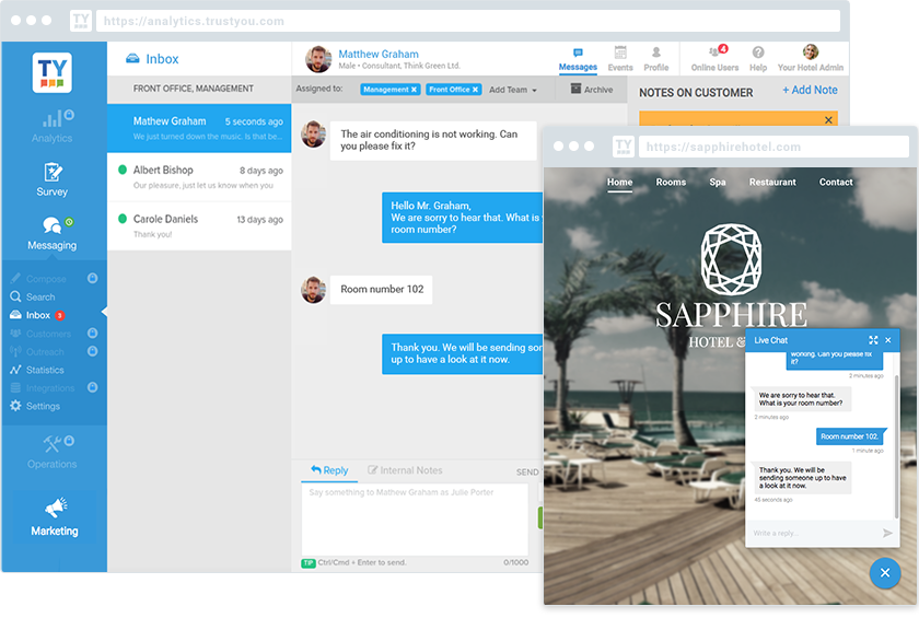 Product Feature Messaging Basic Inbox +webchat