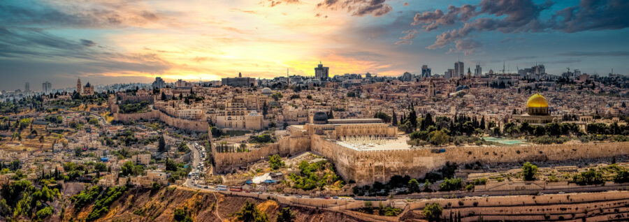 Jerusalem Cityscape Panorama
